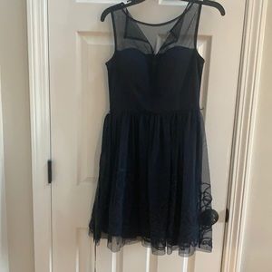 Navy blue dress